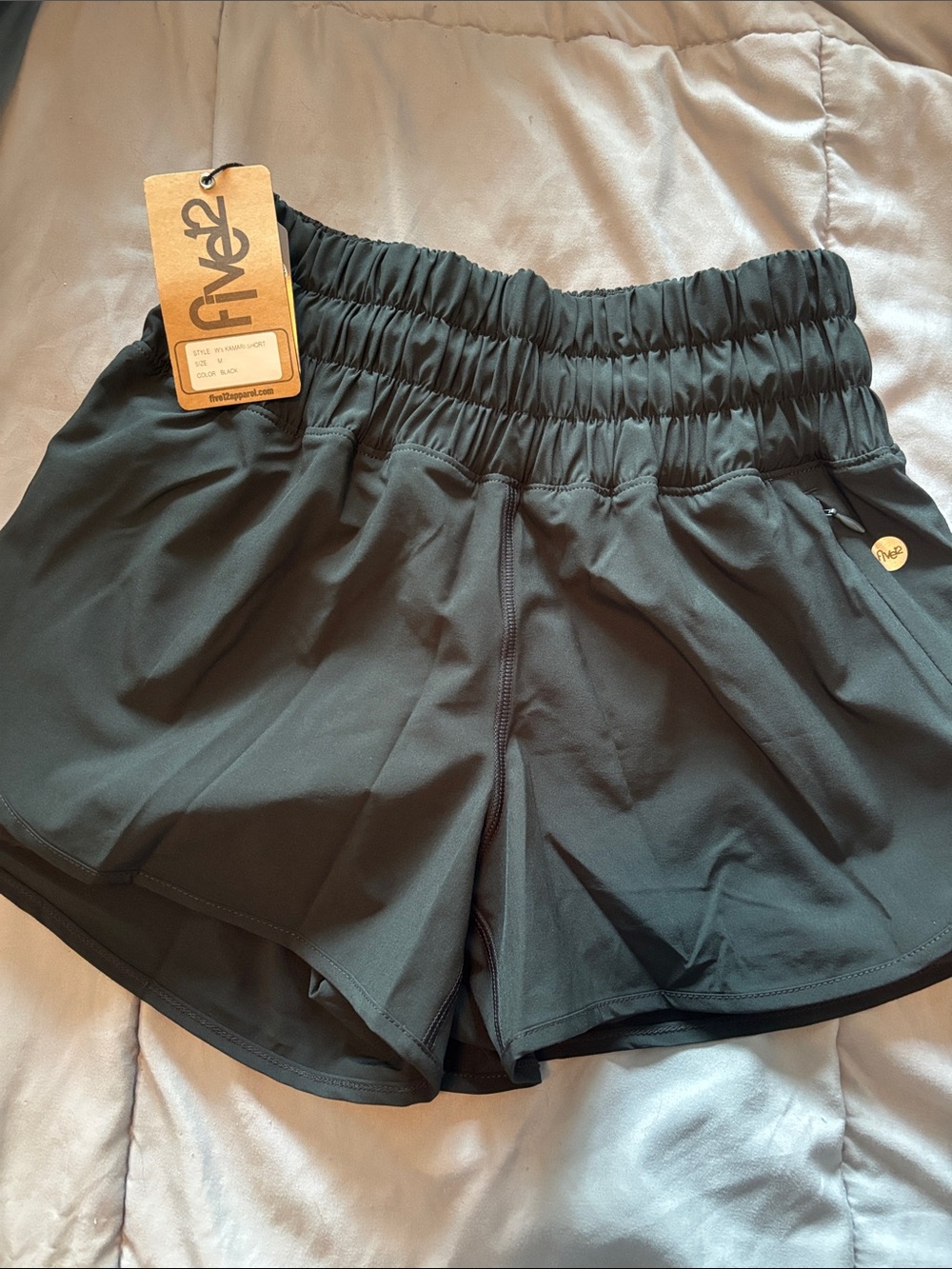 Five12 Kamari Women’s Elastic Waist Performance Shorts 3” Inseam
